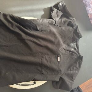 Figs Women's Black Short Sleeve Tee